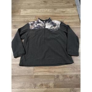 Mossy Oak Camo Terra Fleece Pullover Hunting Outdoor 3XL